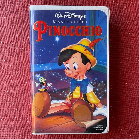 Walt Disney’s Pinocchio VHS Videotape
